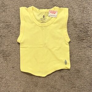 Yellow Sleeveless Tank Top - Lightweight Everyday Tee